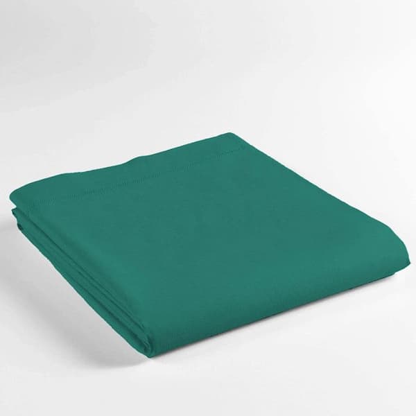 Drap Plat i Bomull "Biolina" 240x300cm Smaragd