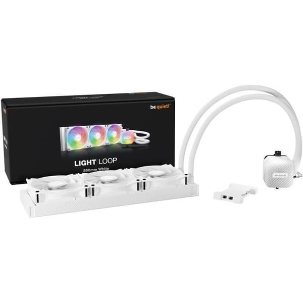VAR TYST! - Light Loop 360mm - Vattenkylning - BW023 - 360 mm - Vit