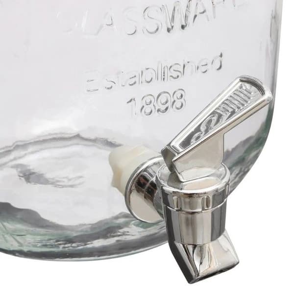 DRICKSPUMPA GLAS 4L GENOMSKINLIG