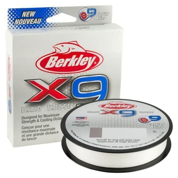 Braid Berkley X9 Braid Crystal 300 m - 11/100 - 2,7 kg