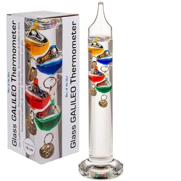 Galileo termometer för inomhusbruk 18 cm