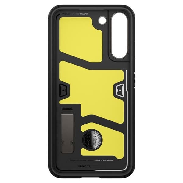 Fodral - SPIGEN - Tuff rustning - Samsung Galaxy S22 - Grå - Dubbelt skydd - Halvstyvt