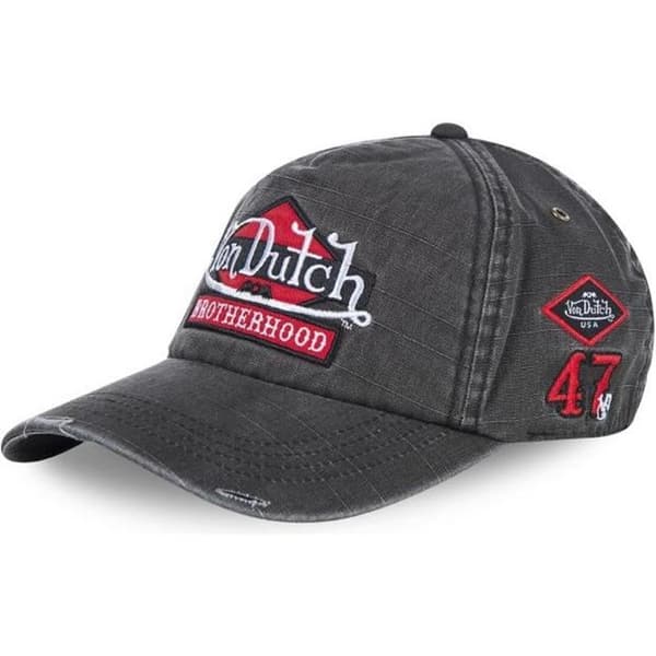 Vondutch - Herr baseballkeps Von Dutch Jack BRB Grå