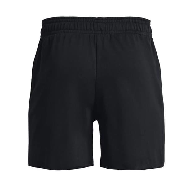 Kort - UNDER ARMOUR - UA Rival Terry 6in - Svart - Elastisk midja - Sidofickor