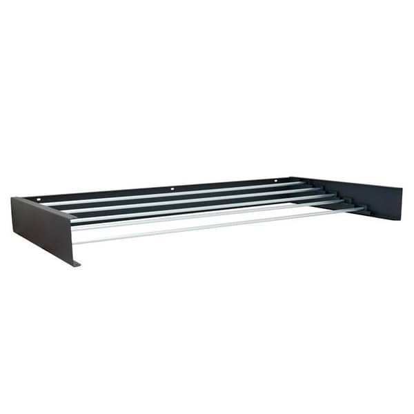 Väggmonterad klädtork COBRA svart 100cm