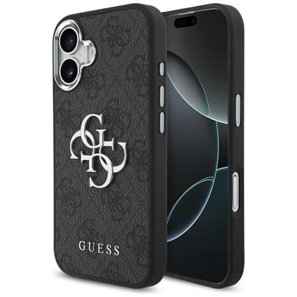 Coque Guess Hardcase Big 4G Logo Classic Logo för iPhone 17 - Svart