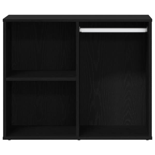 Köksförvaring i svart ek 80x40x65 cm
