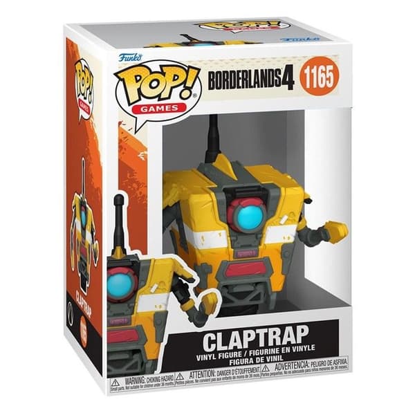 Figur Funko Pop Spel Borderlands 4 Claptrap