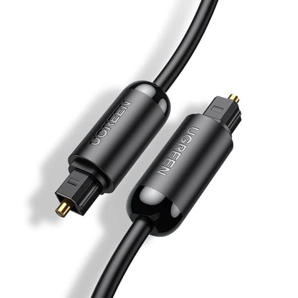 Ugreen Ljudkabel Optisk - Toslink till S/PDIF - 3 meter - Hög Hastighet - Svart