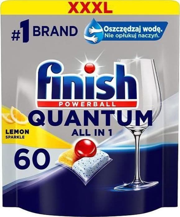 Bleach - Finish Capsules Quantum All-in-1 Bleach Tablet 60 Lemon