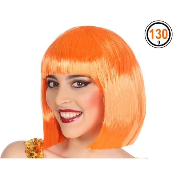 Perruque Carré Orange