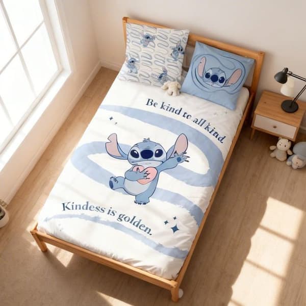Barnsängkläder Lilo och Stitch - Stellar Waves - 100×135 cm - 40×60 cm - BRM017269