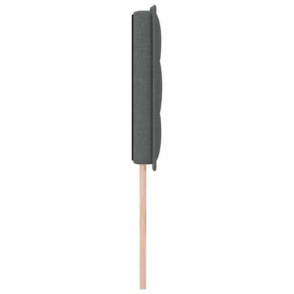 vidaXL Sänggavel Mörkgrå 144 cm tyg 42007014