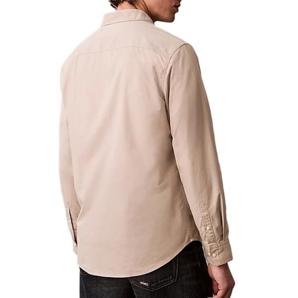 Beige Skjorta Herr Calvin Klein Jeans Oxfords