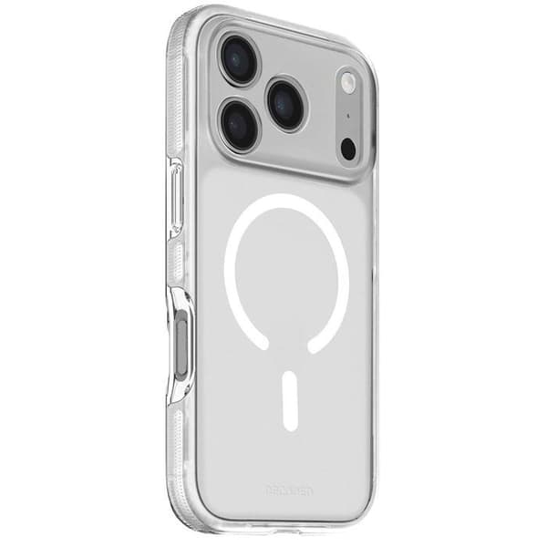 MagSafe-fodral - DECODED - iPhone 17 Pro - Hybrid - Stötresistent - Vit