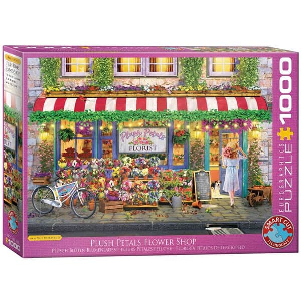 Pussel 1000 bitar: Blomsterbutik