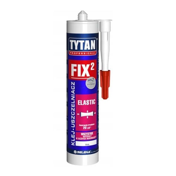 Selena - 10041398 - Titan vitmontagevit 290 ml professionell elastisk vit