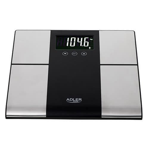Badrumsbalans - Adler - AD 8165 - 225kg - LCD-skärm - Kroppsanalyserare