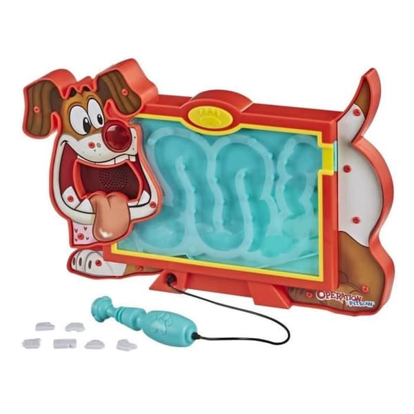 Brädspel - HASBRO - Operation Pet Scan - Utbildningsspel - AA-batteri - Spänning 1,5V