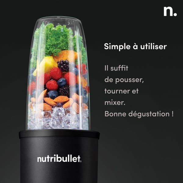 Blender - NUTRIBULLET - Pro - NB907MAB - Svart