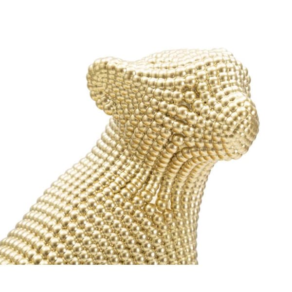 Guldleopard i resin cm 23x15,5x29