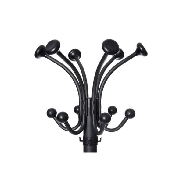 Porte-manteaux - MAUL - Nubis Noir - Solid stål - 170 cm - Betongbas