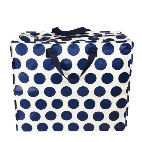 Förvaringst bag - REX LONDON - Jumbo - 55 cm - Mörkblå - Zip - Stort format