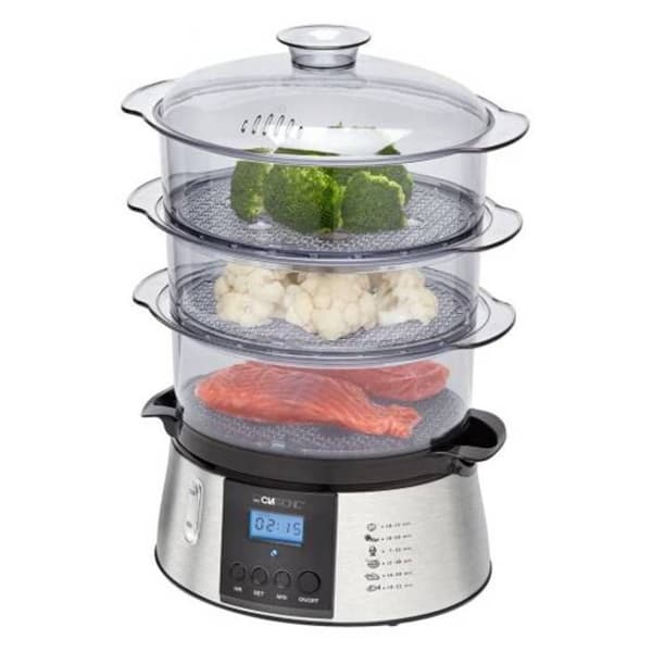 Ångkokare Clatronic DG3547 rostfritt stål, svart