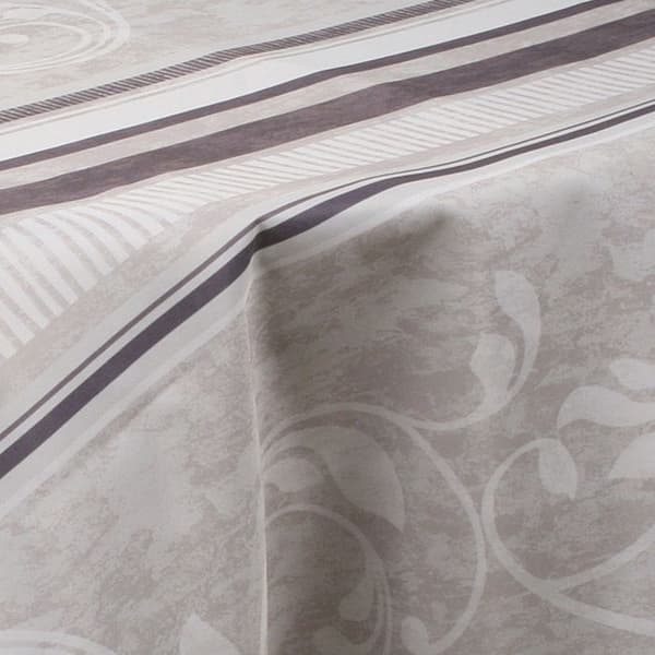 Fläckbeständig duk - Arabesque - Rektangulär - Grå - 150 x 200 cm