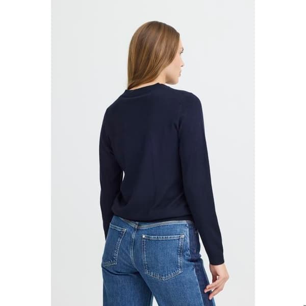 Rundhalsad tröja dam Pulz Jeans Sara
