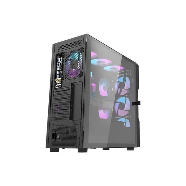 Endast centralenhet - Darkflash mini pc - DK431 Mesh Black - DK431 Mesh datorfodral (svart)