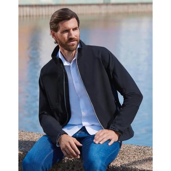 Russell Athletic Bionic softshell-jacka - svart