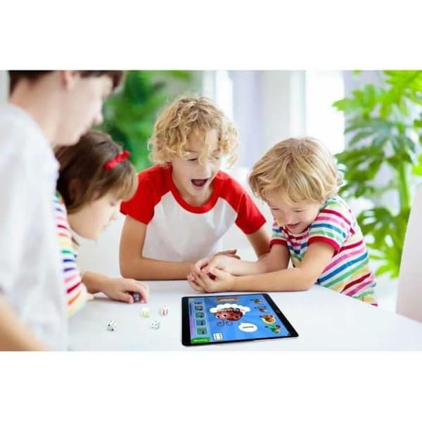 Dés Connectés - PARTICULA - GoDice 2 Pack - Svart och Blå - Specifik app - 2 tärningar ingår