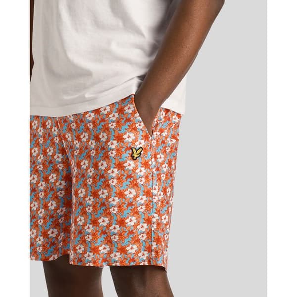 Kort blommönstrad resort Lyle & Scott