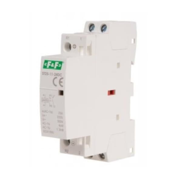 Modulär kontaktor 25A, kontakter 1no+1nc 24V DC