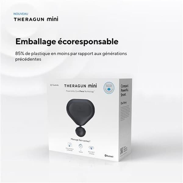 Therabody Massager TG02017-01 Mini 2.0 Svart - 0810036055963