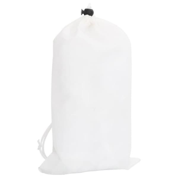 Kamouflagefilt med förvaringsväska 623x203 cm vit