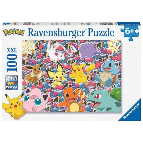Pussel 100 bitar XXL: Pokémon: Redo för strid!