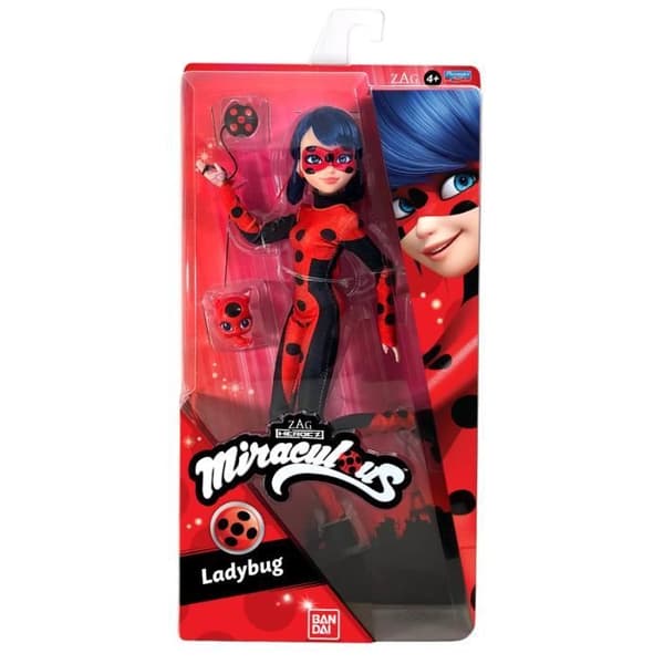 Ladybug Miraculous docka 26 cm - Ny kostym - BANDAI