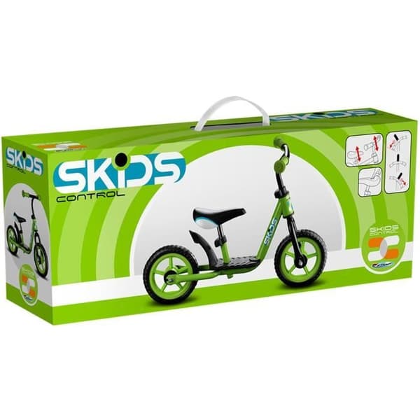 Balanscykel med fotstöd - Grön - SKIDS CONTROL