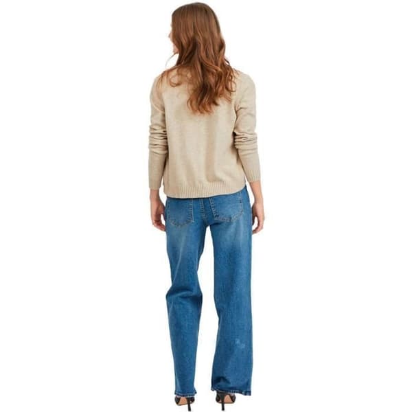 VILA stickad cardigan - Natural Blend - Dam