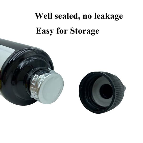 Bläckflaskor - COCADEEX - Kit med 5 flaskor 200/100 ml - Kompatibel med HP DeskJet/ENVY/OfficeJet - Påfyllningsbara/CISS