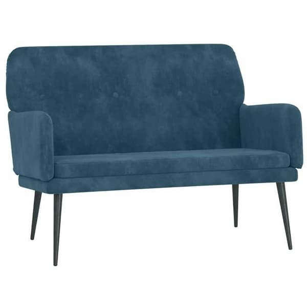 vidaXL Blå Soffa 108x79x79 cm Sammet 351423