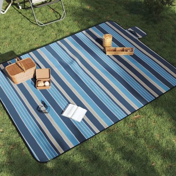 Picknickmatta - picknickfilt Vidaxl Fällbar picknickfilt 200x150 cm sammet