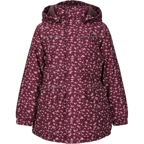 Zigzag Angelina V2 mönstrad barnparka - söt lilak