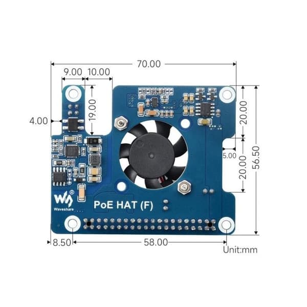 Raspberry Pi 5 PoE HAT