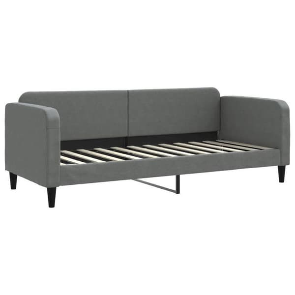 vidaXL Daybed Mörkgrå 80x200 cm Tyg 354029