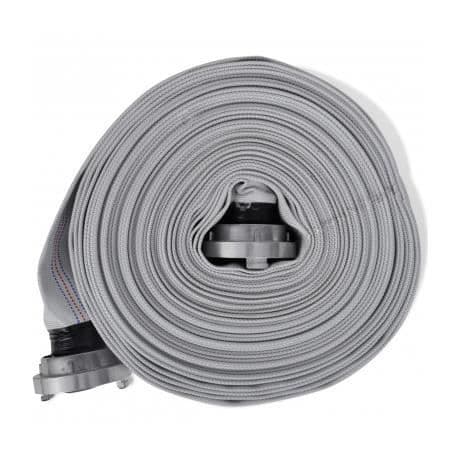 vidaXL 20m platt brandslang med 2-tums C-Storz-kopplingar