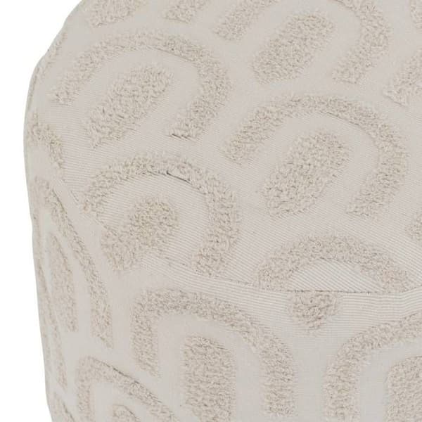 Puff "Copas" vit D38x38cm - Atmosphera Inredningsdesigner