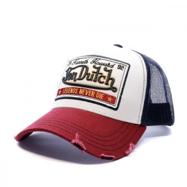 Von Dutch vit truckerkeps för män snapback nät - One size